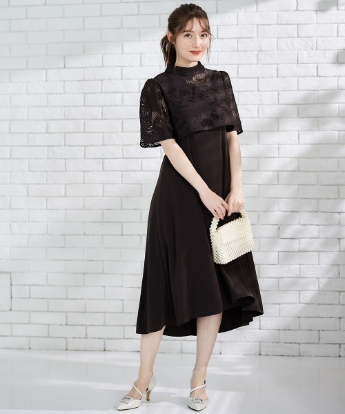 12Twelve Agenda（トゥエルブ　アジェンダ）の「【組み合わせ自由】【結婚式】プチハイネックフレアスリーブボレロブラウス（カーディガン/ボレロ・レディース・ブラウン/カーキ・M）」の11枚目の写真