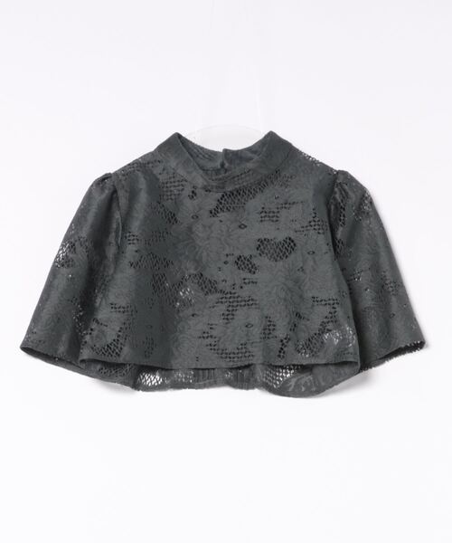 12Twelve Agenda（トゥエルブ　アジェンダ）の「【組み合わせ自由】【結婚式】プチハイネックフレアスリーブボレロブラウス（カーディガン/ボレロ・レディース・ブラウン/カーキ・M）」の9枚目の写真