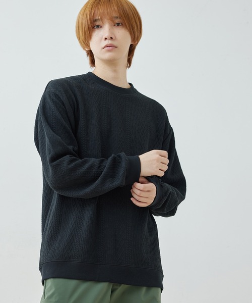  j.n.r.d（ジェー・エヌ・アール・ディー）の「j.n.r.d/フクレJQDスウェットクルーネックプルオーバー（Tシャツ/カットソー・メンズ・ホワイト/ブラック/グレー・L/LL/M）」の15枚目の写真