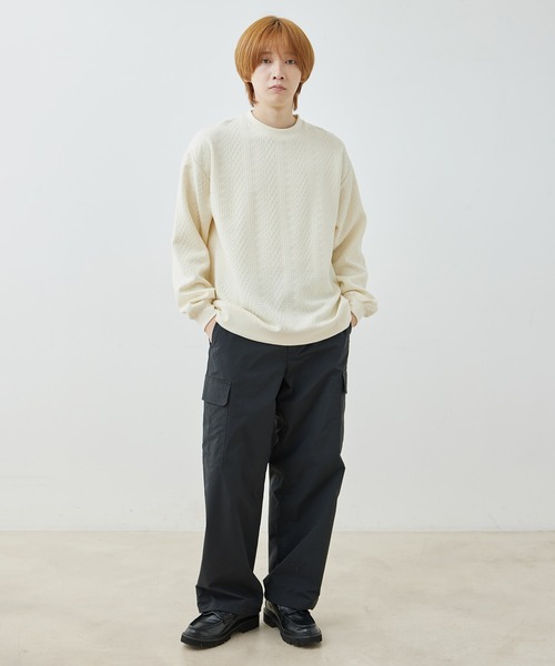  j.n.r.d（ジェー・エヌ・アール・ディー）の「j.n.r.d/フクレJQDスウェットクルーネックプルオーバー（Tシャツ/カットソー・メンズ・ホワイト/ブラック/グレー・L/LL/M）」の10枚目の写真