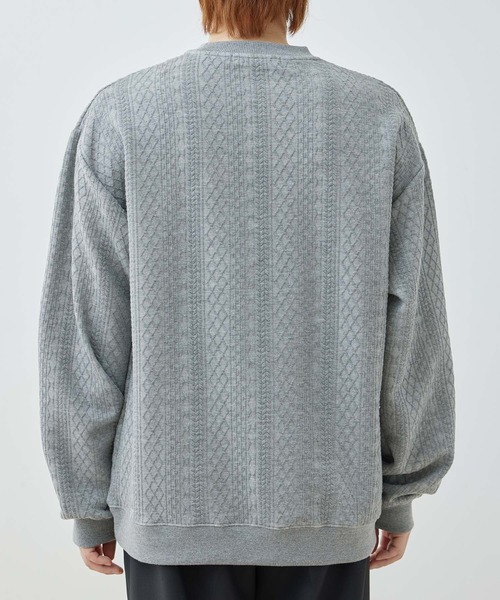  j.n.r.d（ジェー・エヌ・アール・ディー）の「j.n.r.d/フクレJQDスウェットクルーネックプルオーバー（Tシャツ/カットソー・メンズ・ホワイト/ブラック/グレー・L/LL/M）」の8枚目の写真