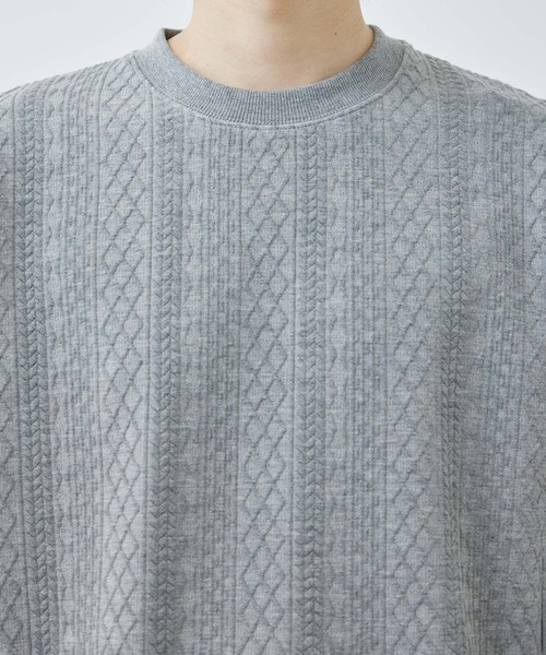  j.n.r.d（ジェー・エヌ・アール・ディー）の「j.n.r.d/フクレJQDスウェットクルーネックプルオーバー（Tシャツ/カットソー・メンズ・ホワイト/ブラック/グレー・L/LL/M）」の7枚目の写真