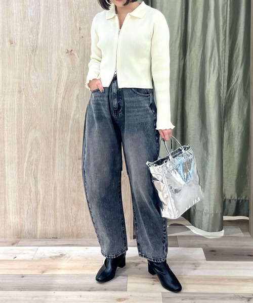 Green　Parks（グリーンパークス）の「・KOSSORECO　メタリック2WAYミニトート（トートバッグ・レディース・シルバー/グレー/ブラック・FREE）」の19枚目の写真