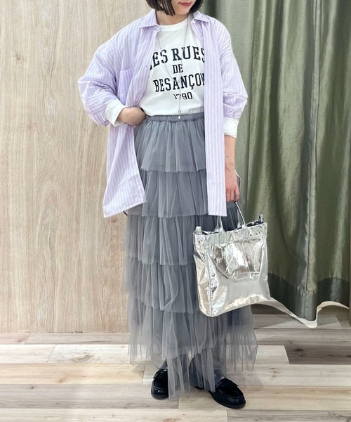 Green　Parks（グリーンパークス）の「・KOSSORECO　メタリック2WAYミニトート（トートバッグ・レディース・シルバー/グレー/ブラック・FREE）」の20枚目の写真