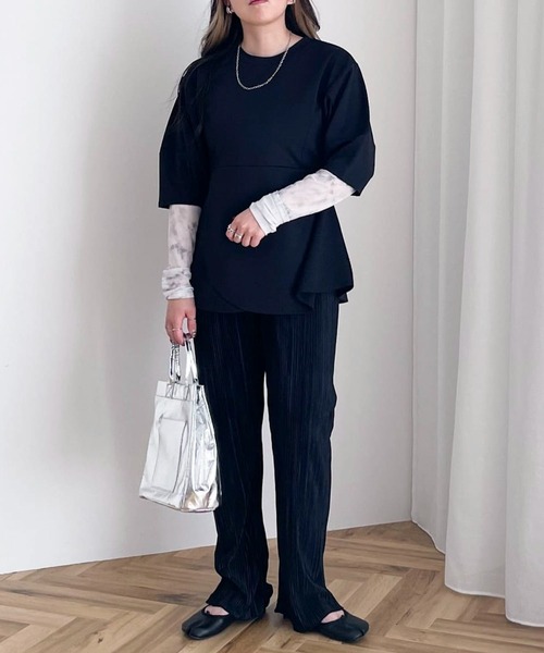 Green　Parks（グリーンパークス）の「・KOSSORECO　メタリック2WAYミニトート（トートバッグ・レディース・シルバー/グレー/ブラック・FREE）」の6枚目の写真