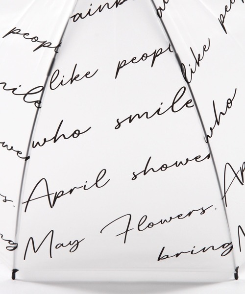 GLOBAL WORK（グローバルワーク）の「軽量ドームビニ傘/989741（長傘・レディース・ホワイト系8/その他7/アニマル/ブルー/ブラウン・ONE SIZE）」の8枚目の写真