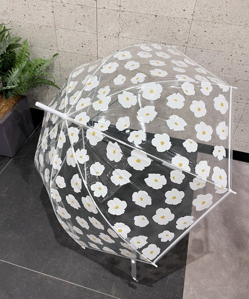 GLOBAL WORK（グローバルワーク）の「軽量ドームビニ傘/989741（長傘・レディース・ホワイト系8/その他7/アニマル/ブルー/ブラウン・ONE SIZE）」の22枚目の写真