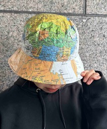 HOUSTON | HOUSTON / 地図柄ペーパーハットTYVEK PAPER HAT / HS6848(ハット)