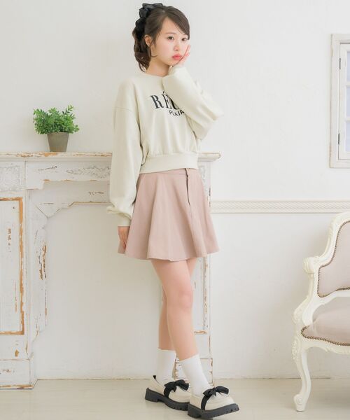 ems excite（エムズエキサイト）の「フレンチロゴ刺繍トレーナー（スウェット・レディース・オフホワイト/ピンク/ブルー・FREE）」の20枚目の写真