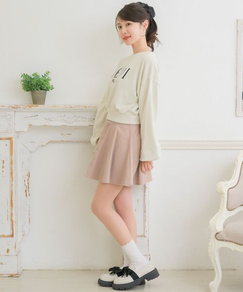 ems excite（エムズエキサイト）の「フレンチロゴ刺繍トレーナー（スウェット・レディース・オフホワイト/ピンク/ブルー・FREE）」の21枚目の写真