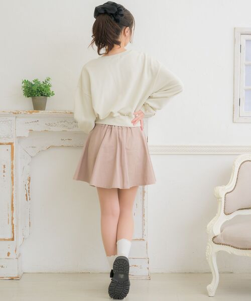 ems excite（エムズエキサイト）の「フレンチロゴ刺繍トレーナー（スウェット・レディース・オフホワイト/ピンク/ブルー・FREE）」の22枚目の写真