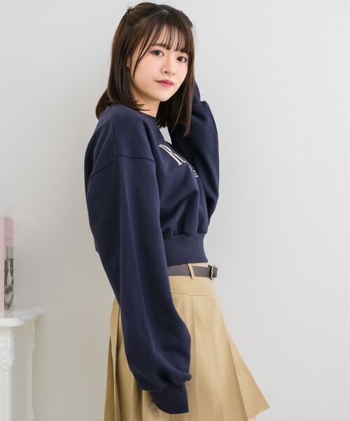 セール】フレンチロゴ刺繍トレーナー（スウェット）｜ems excite