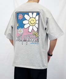 【GROOVY STORE】SMILEY FACE オーバーサイズ ヘビーウエイト半袖Tシャツ