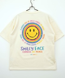 【GROOVY STORE】SMILEY FACE オーバーサイズ ヘビーウエイト半袖Tシャツ