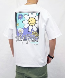 【GROOVY STORE】SMILEY FACE オーバーサイズ ヘビーウエイト半袖Tシャツ