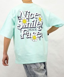 【GROOVY STORE】SMILEY FACE オーバーサイズ ヘビーウエイト半袖Tシャツ