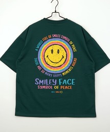 SMILEY FACE | 【GROOVY STORE】SMILEY FACE オーバーサイズ ヘビーウエイト半袖Tシャツ(Tシャツ/カットソー)