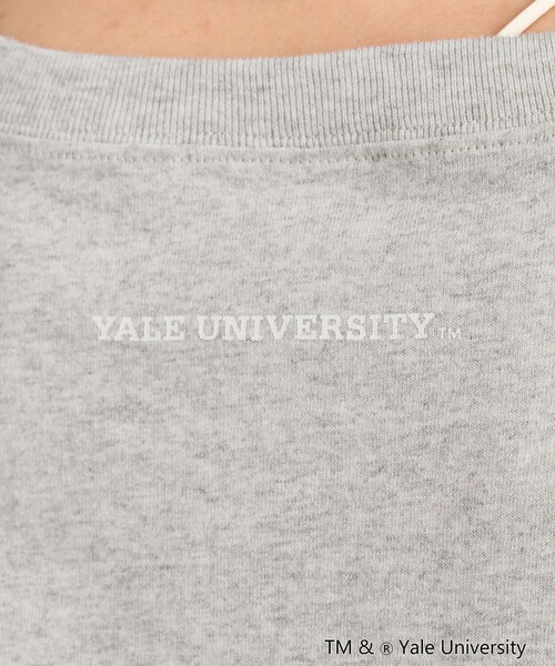 coen(コーエン)の「YALE別注ビッグシルエットTシャツ(Tシャツ/カットソー・レディース・コバルトブルー/オフホワイト/ベージュ/グレー・FREE)」の10枚目の写真