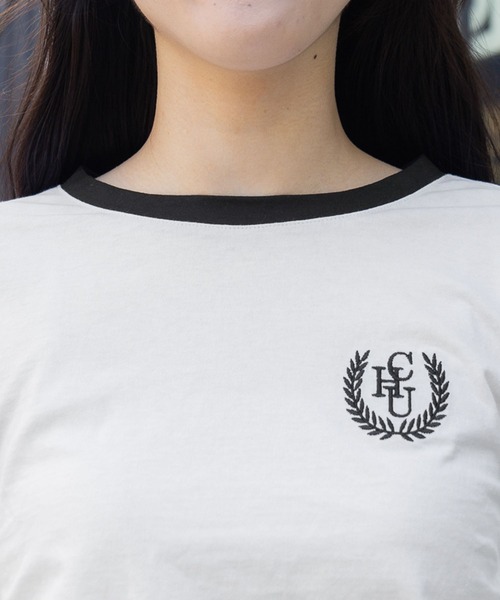 3.3 Field Trip (3.3フィールドトリップ)の「3.3 Field Trip/シャーリングライン長袖Tシャツ 2105721(Tシャツ/カットソー・レディース・ピンク/ネイビー/ホワイト・FREE)」の22枚目の写真