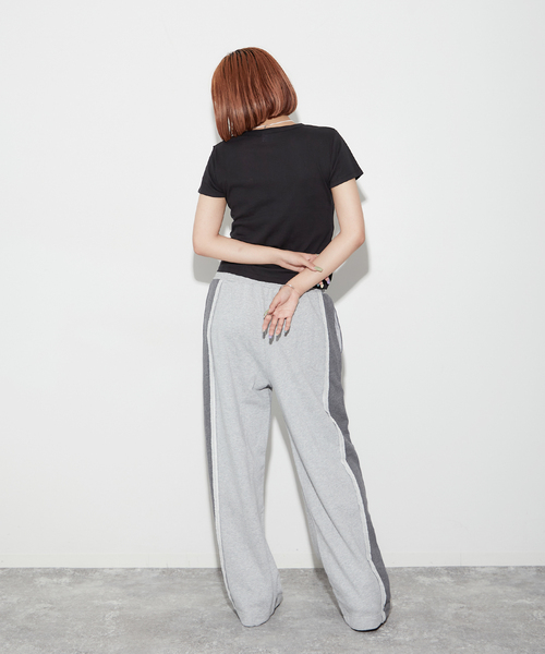 MILLER(ミラー)の「【MILLER/ミラー】 Sheer Crew Tee:シアーTシャツ(Tシャツ/カットソー・レディース・ホワイト/ブラック/ブルー/バイオレット・FREE)」の14枚目の写真