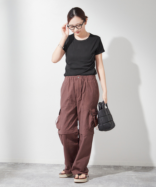 MILLER(ミラー)の「【MILLER/ミラー】 Sheer Crew Tee:シアーTシャツ(Tシャツ/カットソー・レディース・ホワイト/ブラック/ブルー/バイオレット・FREE)」の15枚目の写真
