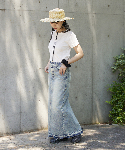 MILLER(ミラー)の「【MILLER/ミラー】 Sheer Crew Tee:シアーTシャツ(Tシャツ/カットソー・レディース・ホワイト/ブラック/ブルー/バイオレット・FREE)」の18枚目の写真