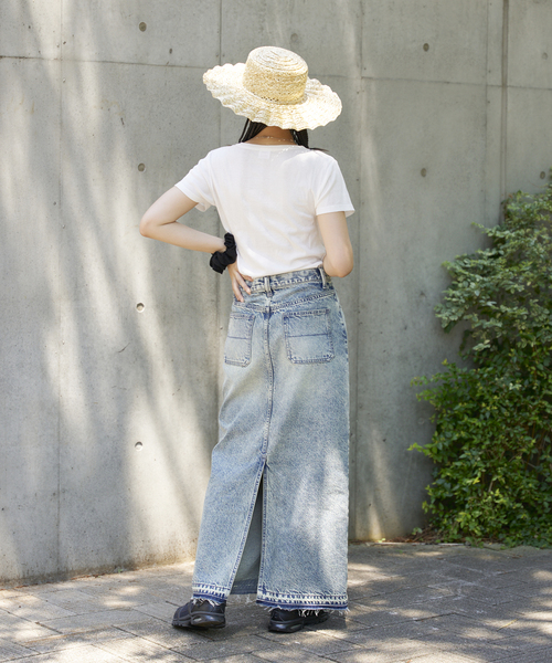 MILLER(ミラー)の「【MILLER/ミラー】 Sheer Crew Tee:シアーTシャツ(Tシャツ/カットソー・レディース・ホワイト/ブラック/ブルー/バイオレット・FREE)」の7枚目の写真
