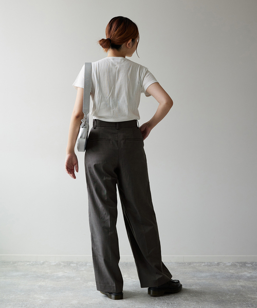MILLER(ミラー)の「【MILLER/ミラー】 Sheer Crew Tee:シアーTシャツ(Tシャツ/カットソー・レディース・ホワイト/ブラック/ブルー/バイオレット・FREE)」の12枚目の写真