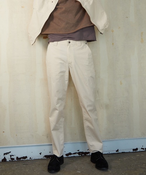 NUMBER (N)INE(ナンバーナイン)の「NUMBER (N)INE/ナンバーナイン CHAIN STITCH LOGO SLIM TAPERED WORK PANTS(チノパンツ・メンズ・ブラック/アイボリー・4/3/2)」の18枚目の写真
