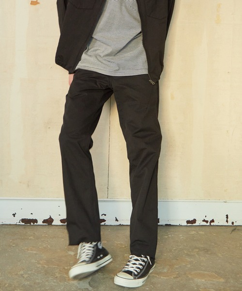 NUMBER (N)INE(ナンバーナイン)の「NUMBER (N)INE/ナンバーナイン CHAIN STITCH LOGO SLIM TAPERED WORK PANTS(チノパンツ・メンズ・ブラック/アイボリー・4/3/2)」の19枚目の写真