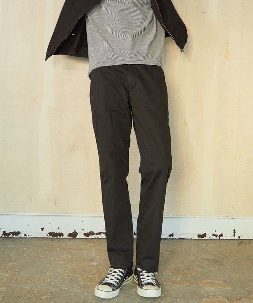 NUMBER (N)INE(ナンバーナイン)の「NUMBER (N)INE/ナンバーナイン CHAIN STITCH LOGO SLIM TAPERED WORK PANTS(チノパンツ・メンズ・ブラック/アイボリー・4/3/2)」の8枚目の写真