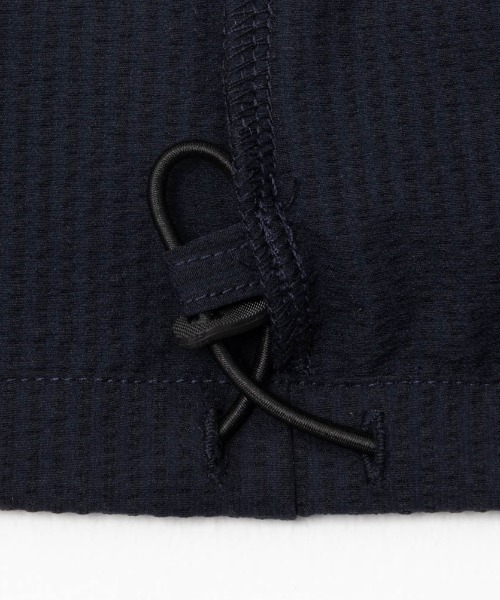 NAVY(ネイビー)の「NAVY FIT サッカーストレッチリブブルゾン(ブルゾン・メンズ・ネイビー/ブラック・S/M/L/XL)」の10枚目の写真