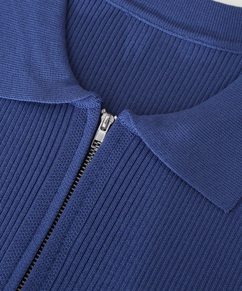 SpRay（スプレイ）の「リブダブルファスナークロップド丈トップス（Tシャツ/カットソー・レディース・グレー/ブラック/アイボリー/ブルー・FREE）」の16枚目の写真