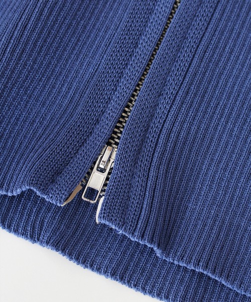 SpRay（スプレイ）の「リブダブルファスナークロップド丈トップス（Tシャツ/カットソー・レディース・グレー/ブラック/アイボリー/ブルー・FREE）」の17枚目の写真