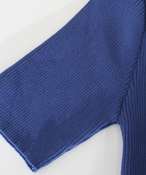 SpRay（スプレイ）の「リブダブルファスナークロップド丈トップス（Tシャツ/カットソー・レディース・グレー/ブラック/アイボリー/ブルー・FREE）」の18枚目の写真