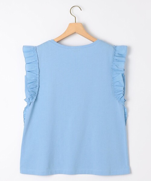 Jazzy-Jersey フリル袖Ｔシャツ 組曲 tシャツ Jazzy-Jersey フリル袖Tシャツ レディース