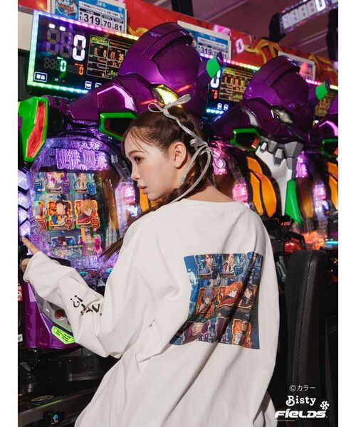 CALNAMUR（カルナムール）の「KOUKAKU LONGSLEEVE TSHIRT（Tシャツ/カットソー・レディース・ホワイト/ブラック・FREE/X-LARGE）」の8枚目の写真