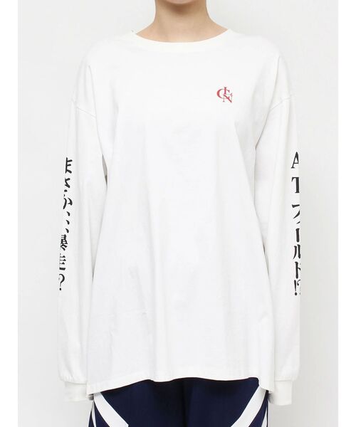 CALNAMUR（カルナムール）の「KOUKAKU LONGSLEEVE TSHIRT（Tシャツ/カットソー・レディース・ホワイト/ブラック・FREE/X-LARGE）」の18枚目の写真