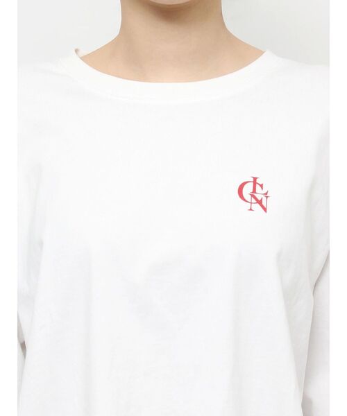CALNAMUR（カルナムール）の「KOUKAKU LONGSLEEVE TSHIRT（Tシャツ/カットソー・レディース・ホワイト/ブラック・FREE/X-LARGE）」の21枚目の写真