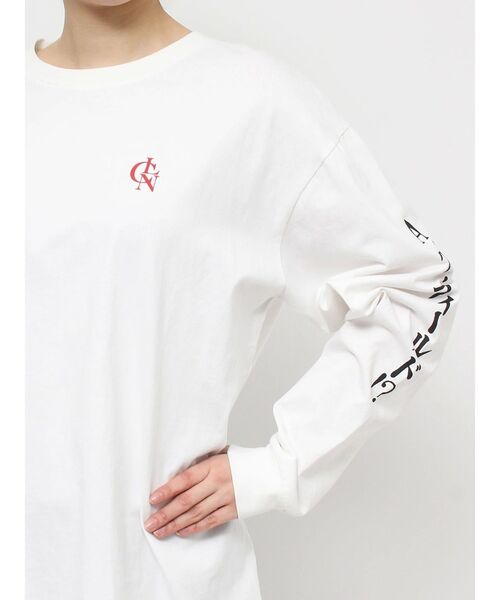 CALNAMUR（カルナムール）の「KOUKAKU LONGSLEEVE TSHIRT（Tシャツ/カットソー・レディース・ホワイト/ブラック・FREE/X-LARGE）」の22枚目の写真