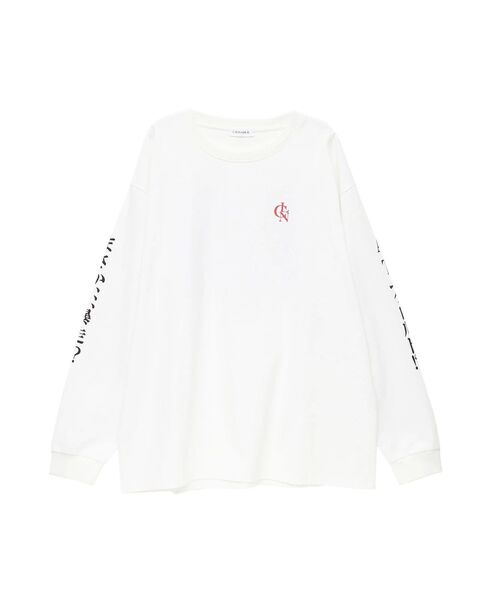 CALNAMUR（カルナムール）の「KOUKAKU LONGSLEEVE TSHIRT（Tシャツ/カットソー・レディース・ホワイト/ブラック・FREE/X-LARGE）」の5枚目の写真