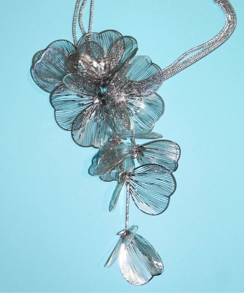 musubore（ムスボレ）の「【 select 】flower motif choker / フラワー