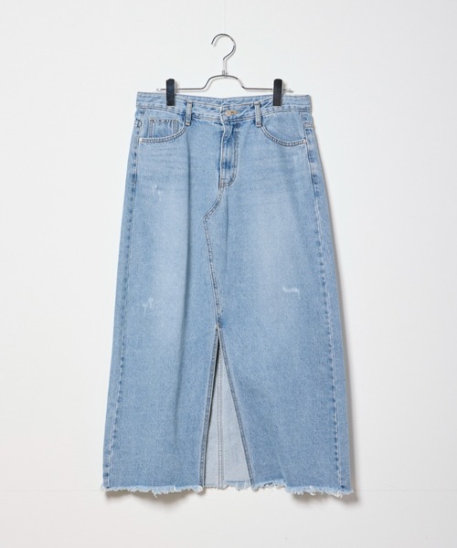 INED CLARO(イネドクラロ)の「デニムロングスカート(スカート・レディース・インディゴブルー・11号/9号)」の19枚目の写真