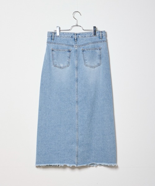 INED CLARO(イネドクラロ)の「デニムロングスカート(スカート・レディース・インディゴブルー・11号/9号)」の20枚目の写真