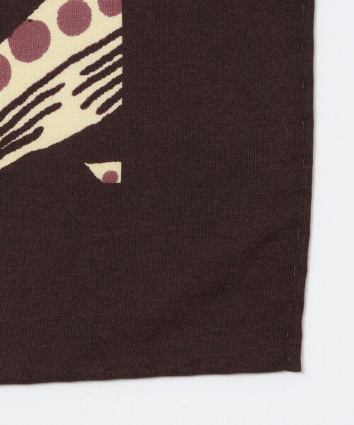 SHIPS（シップス）の「Puccini: シルク レトロ プリント チーフ（ハンカチ/ハンドタオル・メンズ・ブラウン/グレー系その他・ONE SIZE）」の3枚目の写真