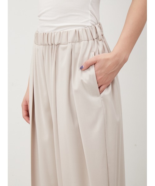 Mila Owen（ミラオーウェン）の「ウエストゴムタックダンディパンツ（その他パンツ・レディース・アイボリー/ブラック/チェック・0/1）」の7枚目の写真