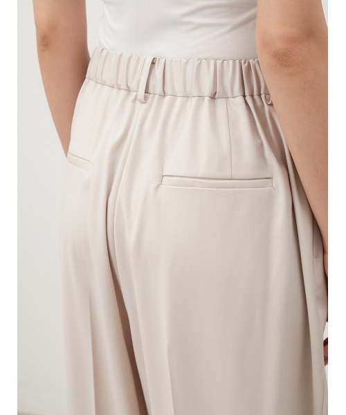 Mila Owen（ミラオーウェン）の「ウエストゴムタックダンディパンツ（その他パンツ・レディース・アイボリー/ブラック/チェック・0/1）」の10枚目の写真