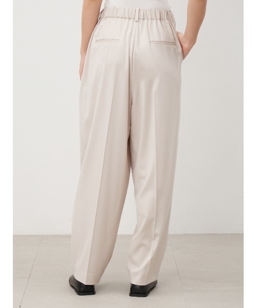 Mila Owen（ミラオーウェン）の「ウエストゴムタックダンディパンツ（その他パンツ・レディース・アイボリー/ブラック/チェック・0/1）」の6枚目の写真