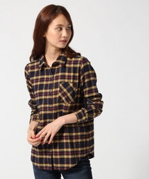 GLOBAL WORK | フランネル2WAYシャツ長袖/563544(シャツ/ブラウス)