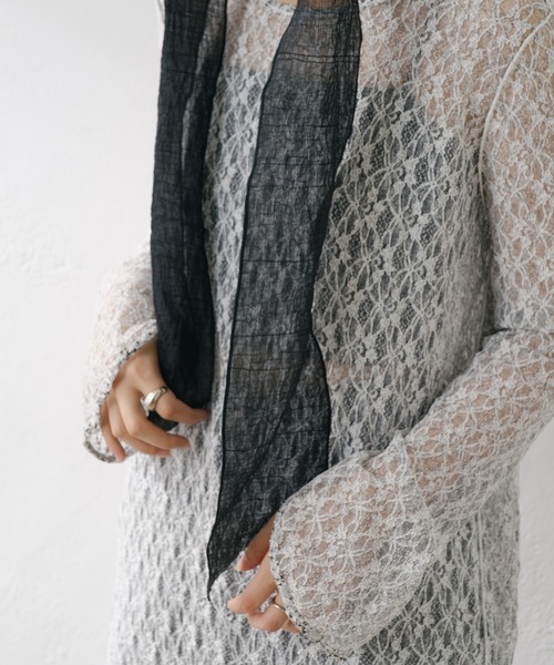 Kastane（カスタネ）の「リボン付きストローハット（ハット・レディース・ライトグレー/ブラウン/ブラック・FREE）」の12枚目の写真